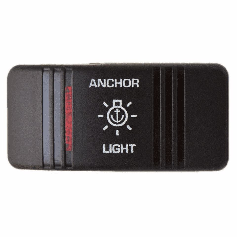 Carling Boat Rocker Switch Plate | Anchor Light Black Actuator ...