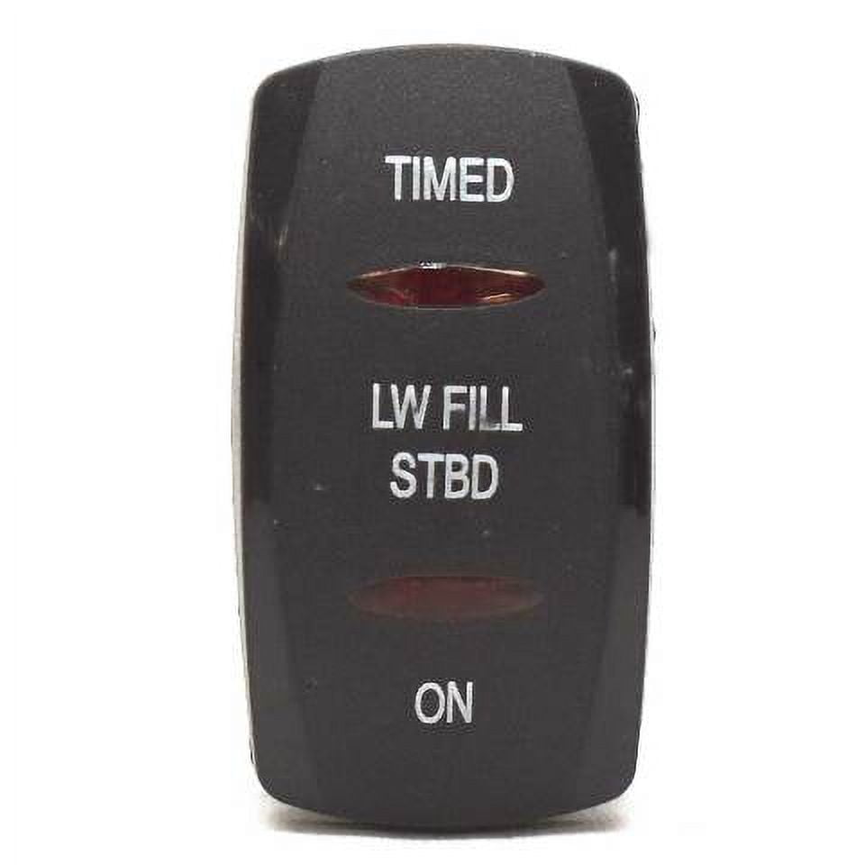 Carling Boat Rocker Switch | 12V 20A Timed Livewell On/Off/On - Walmart.com