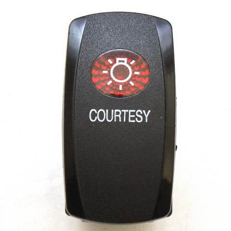 Carling On/Off Contura V Boat Rocker Switch Courtesy Light 3 Spade