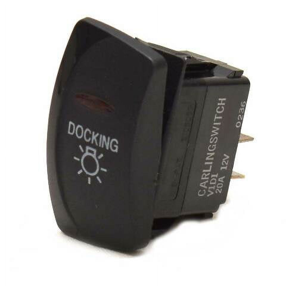 Carling Contura IV On/Off Boat Rocker Switch | Docking Lights 3 Spade ...