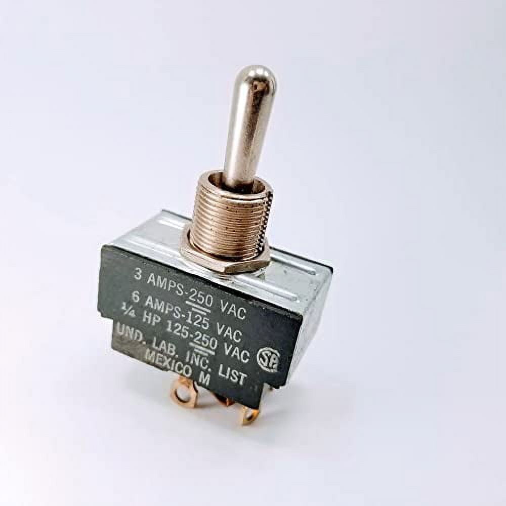Carling DPDT Center Off Reverse Polarity Toggle Switch B509