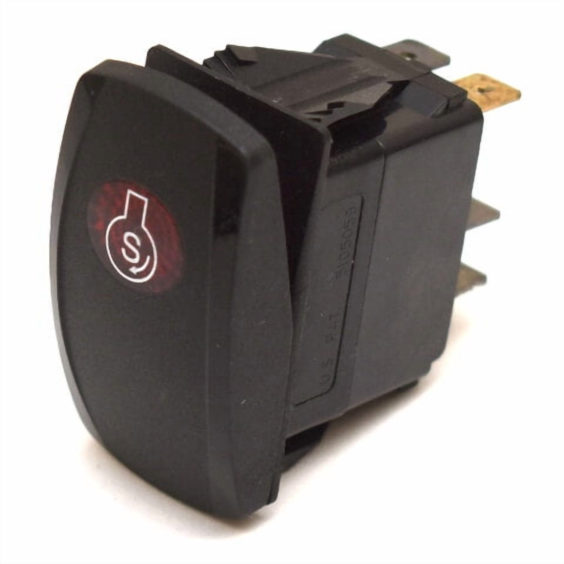 Carling Momentary Contura V Boat Rocker Switch | S Motor 4-Spade 12V