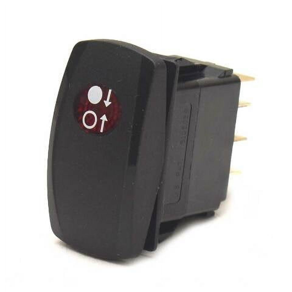 Carling Momentary on-off-on Contura V Boat Rocker Switch | 5 Spade