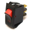 thumbnail image 1 of Carling On/Off Boat Mini Rocker Switch | 2 Spade 15A 250VAC Red, 1 of 3