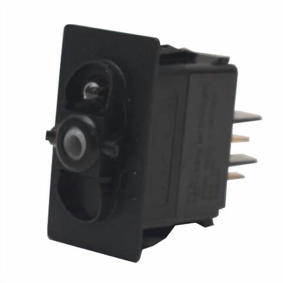 Carling On-Off Boat Rocker Switch | 3 Spade 12 Volt Lighted