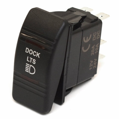 Carling On/Off Contura III Boat Rocker Switch | DOCK LTS 4-Spade
