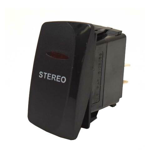 Carling On/Off Contura IV Boat Rocker Switch | Stereo 3 Spade