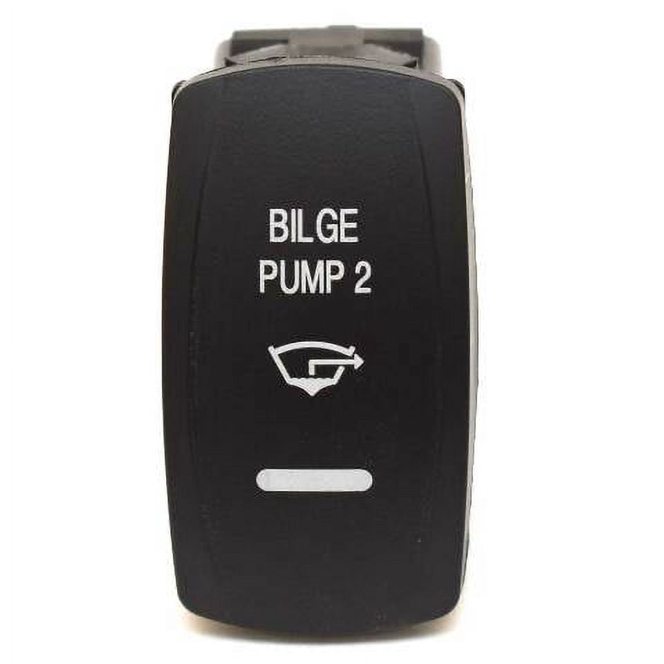 Carling On/Off Contura V Boat Rocker Switch | 4 Spade Bilge Pump 12V