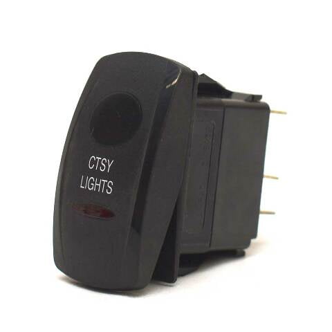 Carling On/Off Contura V Boat Rocker Switch | CTSY Lights 4-Spade