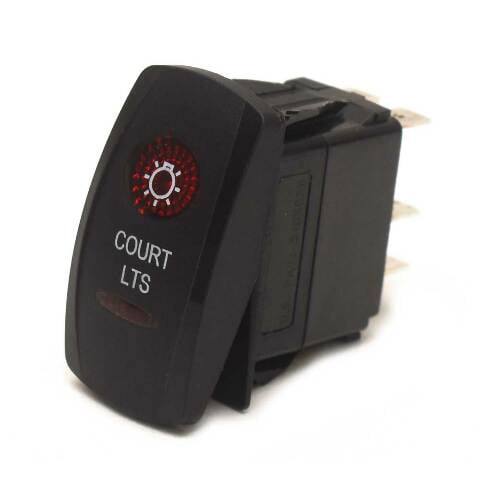 Carling On/Off Contura V Boat Rocker Switch | Court Lts 4 Spade 12V
