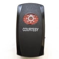 thumbnail image 1 of Carling On/Off Contura V Boat Rocker Switch | Courtesy Light 3 Spade 12V, 1 of 3