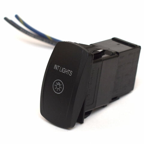 Carling On/Off Contura V Boat Rocker Switch | INT LIGHTS 3-Spade