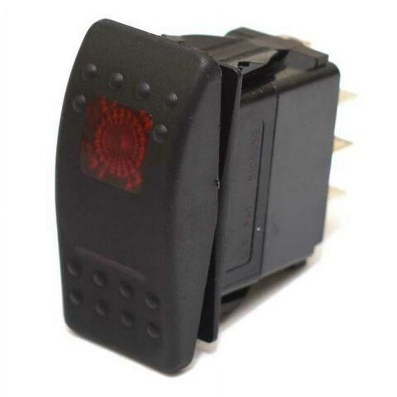 Carling On/Off/On Contura II Boat Rocker Switch | Blank 4 Spade 12 V