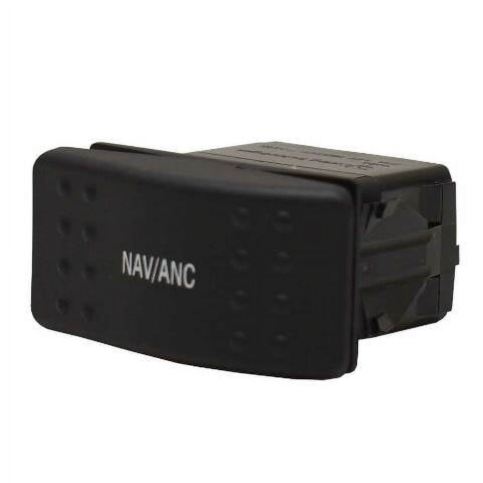 Carling On/Off/On Contura II Boat Rocker Switch | Nav/Anc 6-Spade