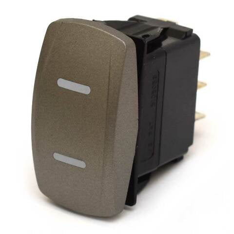 Carling On/Off/On Contura III Boat Rocker Switch | Blank 7 Spade