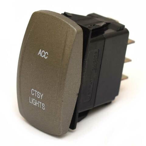 Carling On/Off/On Contura V Boat Rocker Switch | ACC/CTSY LTS 4 Spade