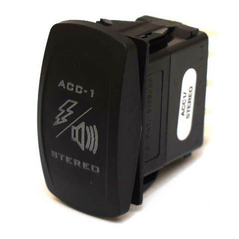 Carling On/Off/On Contura V Boat Rocker Switch | ACCY Stereo 10 Spade