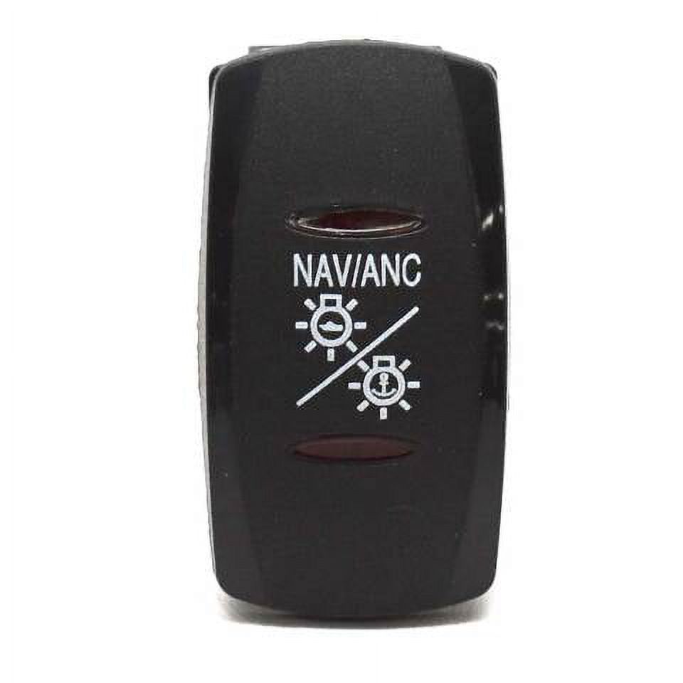 Carling On/Off/On Contura V Boat Rocker Switch | Nav/Anc 4 Spade 12V