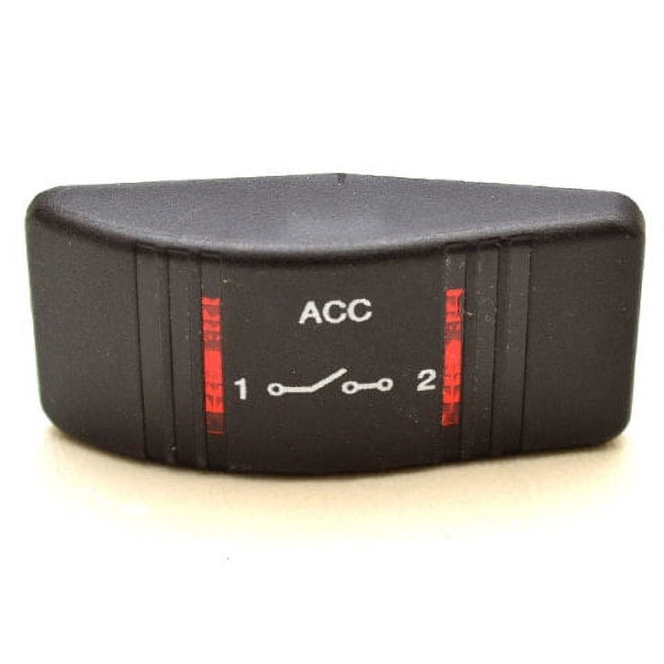 Carling Contura III Boat Rocker Switch Cover | ACC 1-2 Black Actuator ...