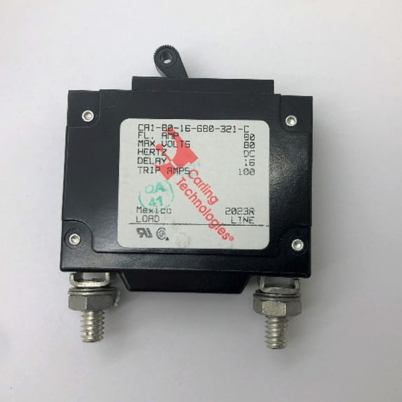 Carling Technologies 1 Pole 100A Toggle Circuit Breaker CA1-B0-16-680-321-C