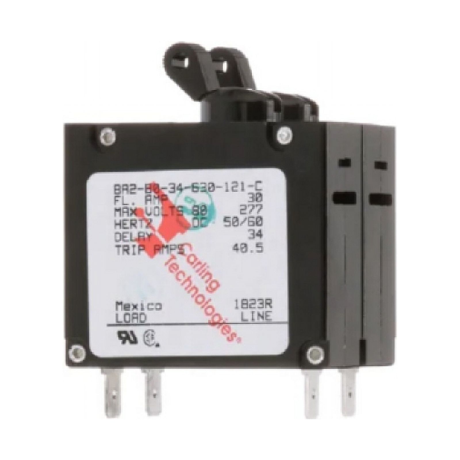 Carling Technologies 30A 277V Circuit Breaker BA2-B0-34-630-121-C