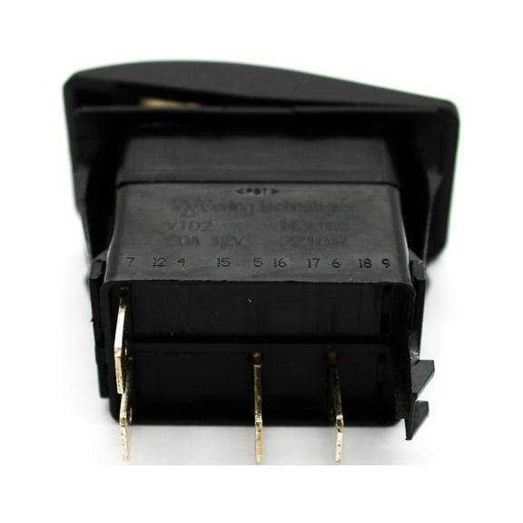 Carling Technologies V1D2GHNB-AAC00-000 SPST 20A Rocker On-None-Off Switch
