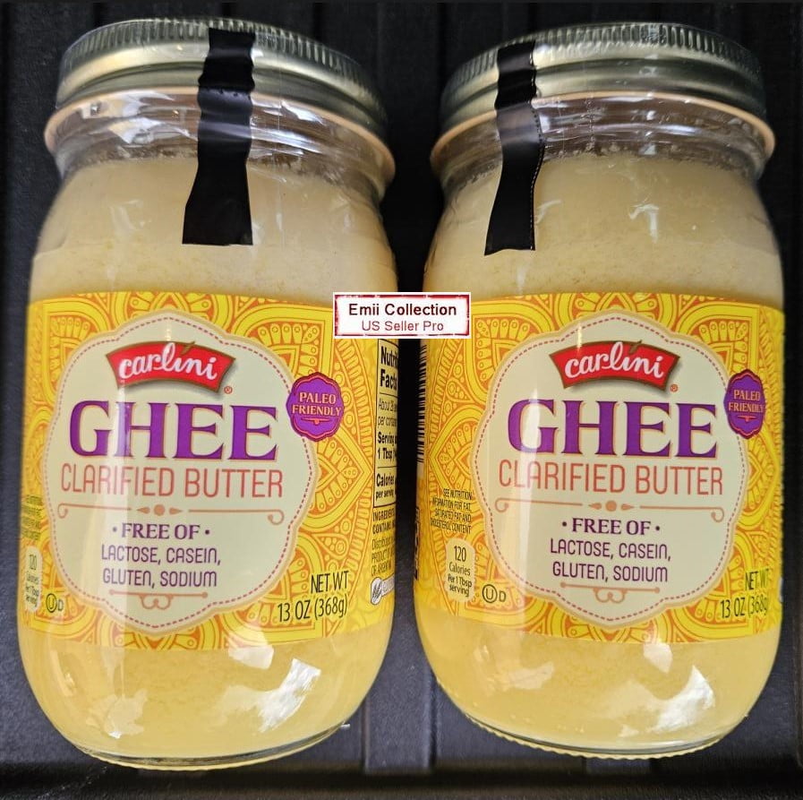 Carlini Paled Friendly Ghee Clarified Butter 13oz 368g (2 Jars
