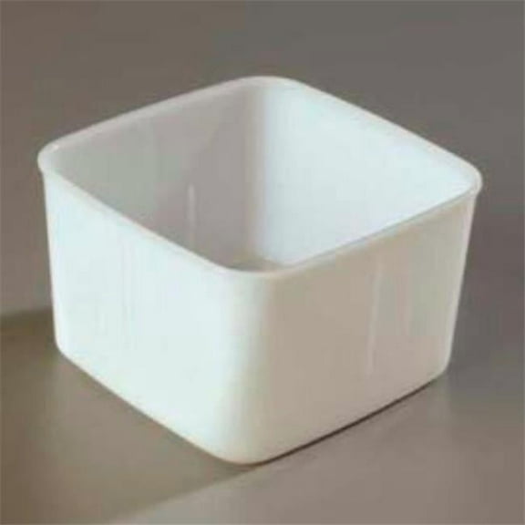 Carlisle 153202 StorPlus 2 Qt White Polyethylene Container