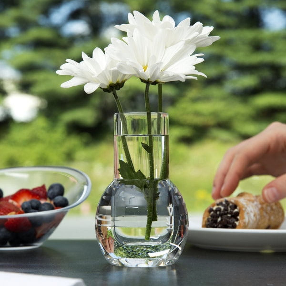 Carlisle 2 3/4" x 4 3/8" Clear Acrylic Bud Vase 12/Case