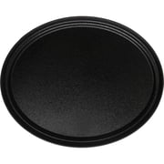 Carlisle 2500GR2004 Griptite2 Black Oval Beverage Tray