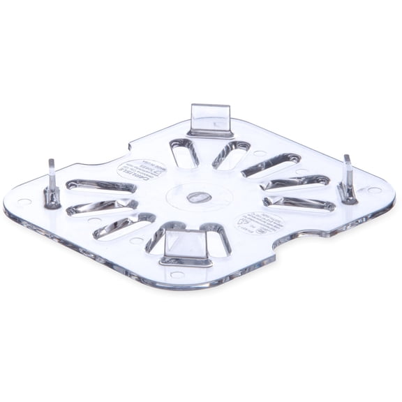 Carlisle 3068907 1/6-Size Clear Drain Shelf