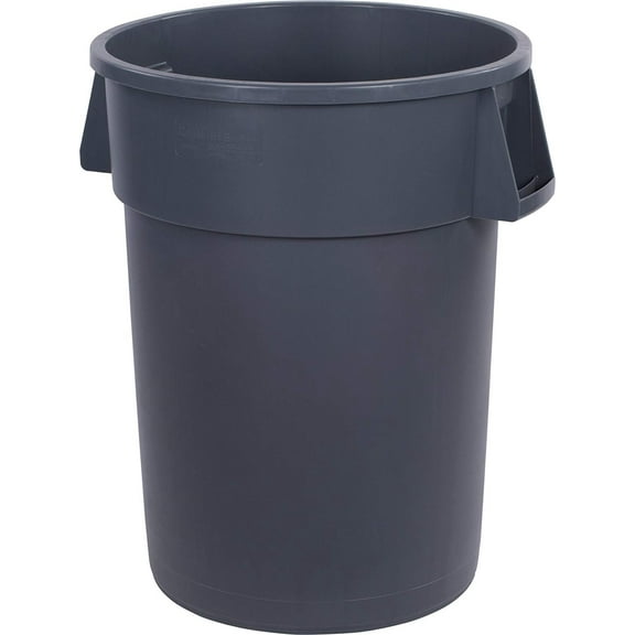 Carlisle 34104423 Bronco Round Waste Container Only, 44 Gallon, Gray