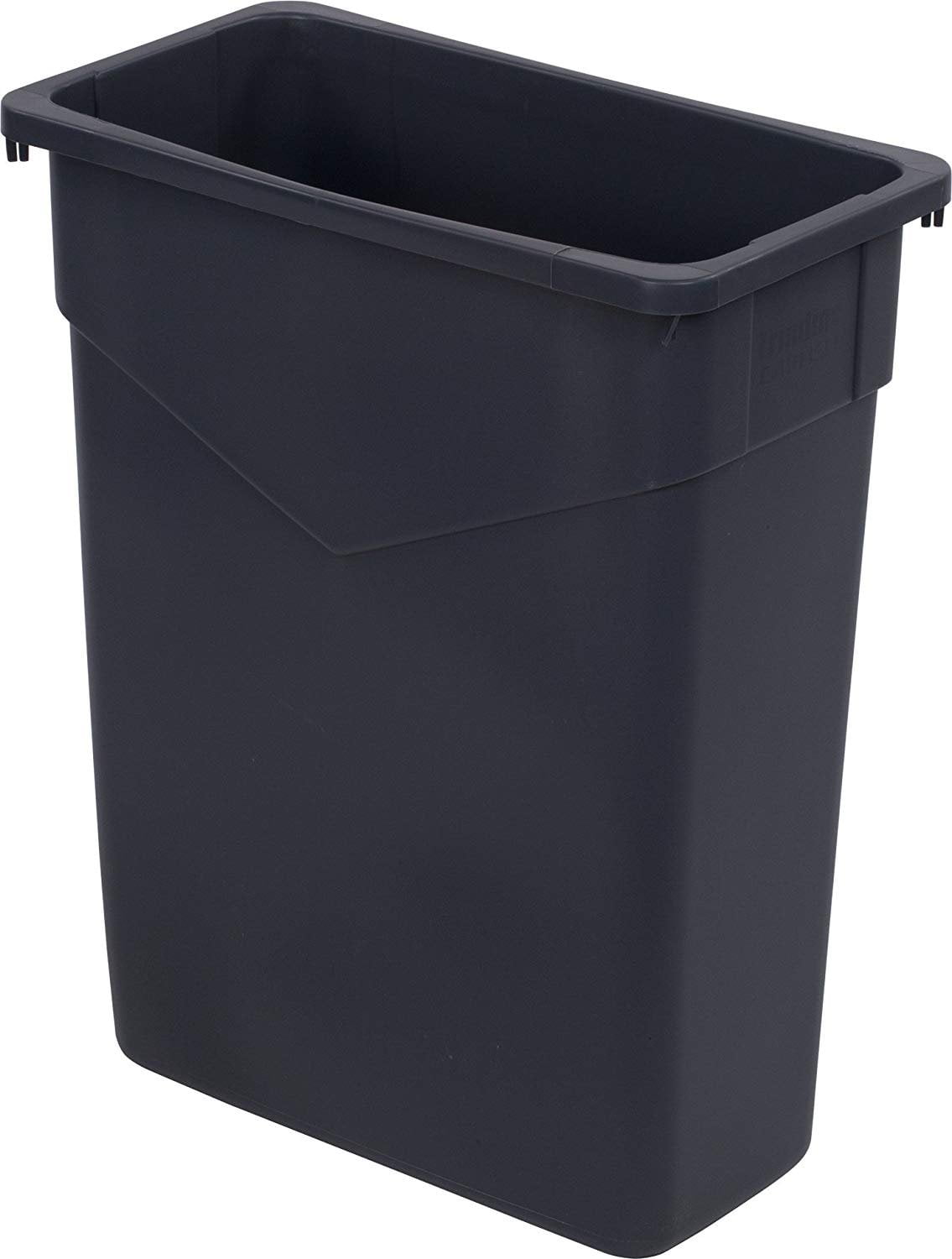  Trash Bags 15 Gallon, 50 Pcs size (24” x 31”) Double Ply  Fortified Black Trash Can Liners, Kitchen Garbage Bags for Warehouse,  Household or Office, flat top leak-proof bags, lasting value 