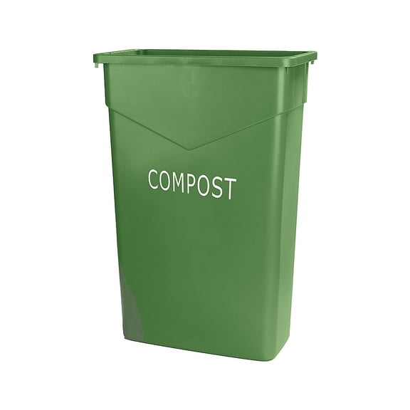Carlisle 342023CMP09 Trimline 23 Gallon Green Container