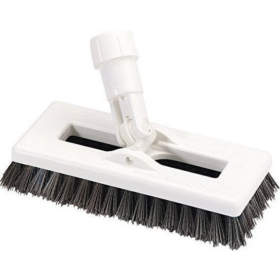 Carlisle 363883103 Swivel Scrub Brush, 8", Black