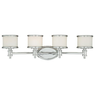 Carlisle 4 Light Chrome Bathroom Vanity Fixture