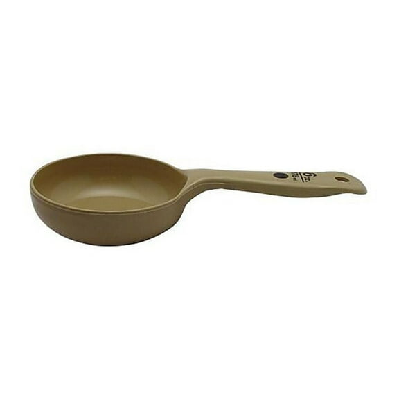 Carlisle 433006 Measure Misers 6 Oz. Beige Solid Spoon