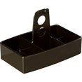 thumbnail image 1 of Carlisle 455103 Merchandiser Sugar Caddy with Organizer, 50 Packet Capacity, 4.5" H, 4.06" W, 6.5" L, Styrene, Black, 1 of 4