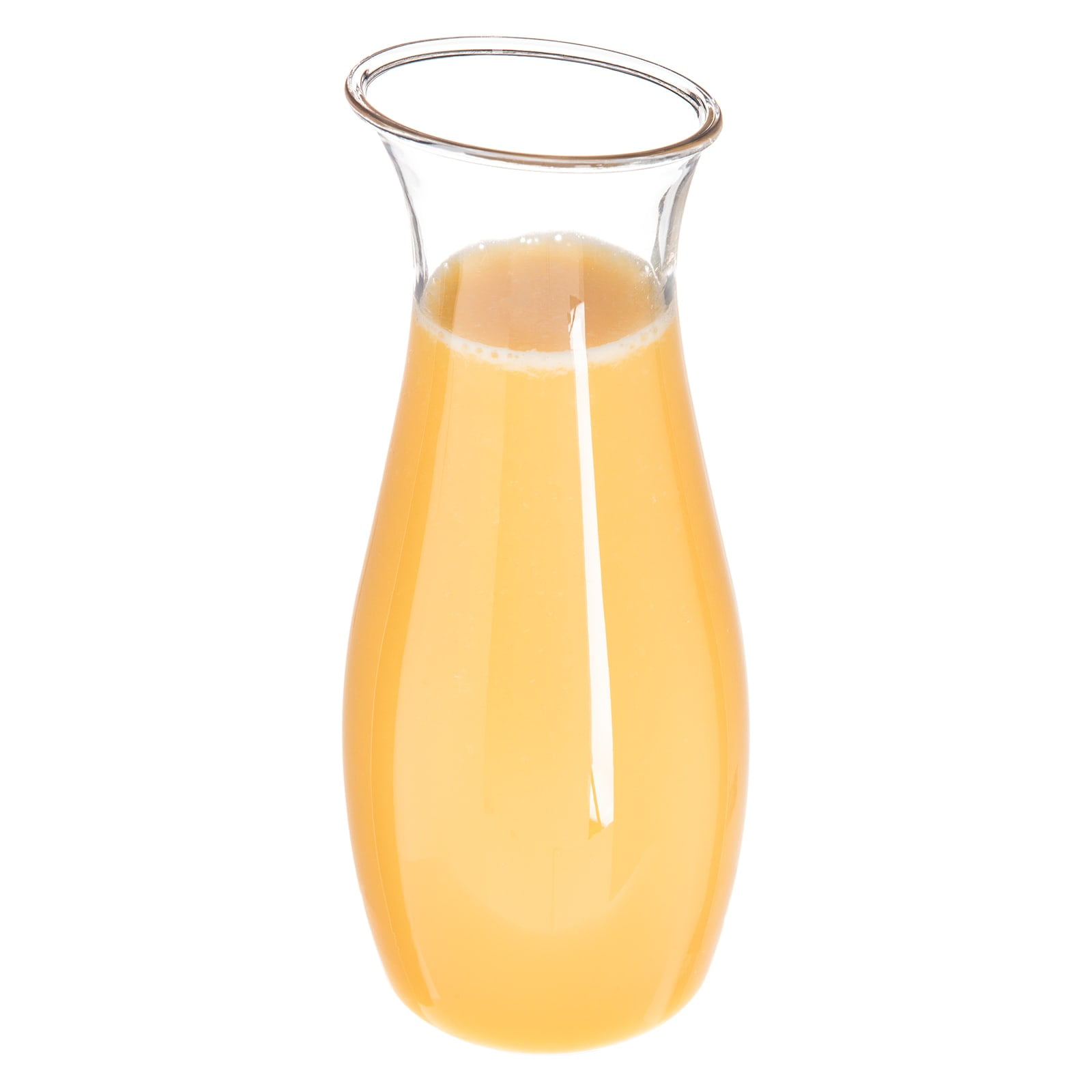 Clear Polycarbonate 41 oz Carafe with Angled Rim