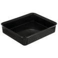 thumbnail image 1 of Carlisle 811203 Black 10 lb. Rectangular Deli Crock, 1 of 2