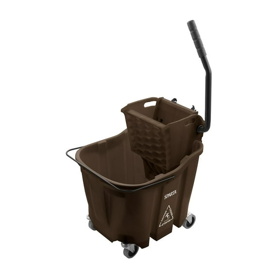 Carlisle 8690401 Brown 35 Quart Combo Mop/Wringer Bucket