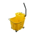 thumbnail image 1 of Carlisle 8690404 Yellow 35 Quart Mop Bucket with Side Press Wringer, 1 of 1