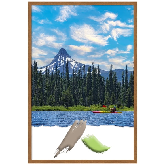 Carlisle Blonde Narrow Wood Picture Frame, Photo Frame, Art Frame