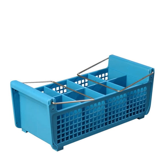 Carlisle C32P214 OptiClean Flatware Basket with Handles
