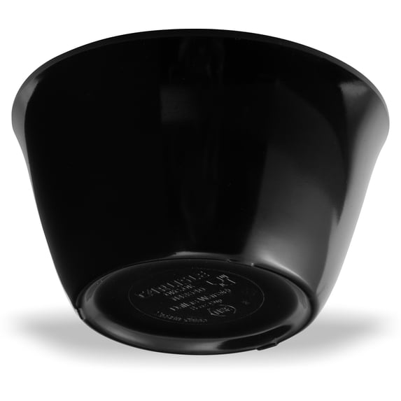 Carlisle Dallas Ware Melamine Bouillon Cup Bowl, 8oz, Black