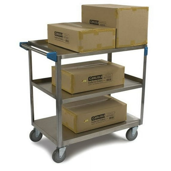 Carlisle Food Service Products 3 Shelf Utility Cart