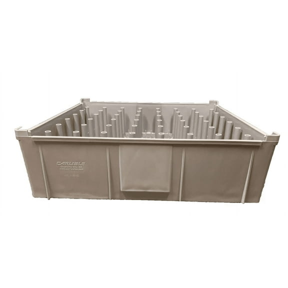 Carlisle Food Storage Container with Stackable Design for Catering, Buffets, Restaurants, Polycarbonate (1Pc), 8.5 Gallons, Clear 18x26x6