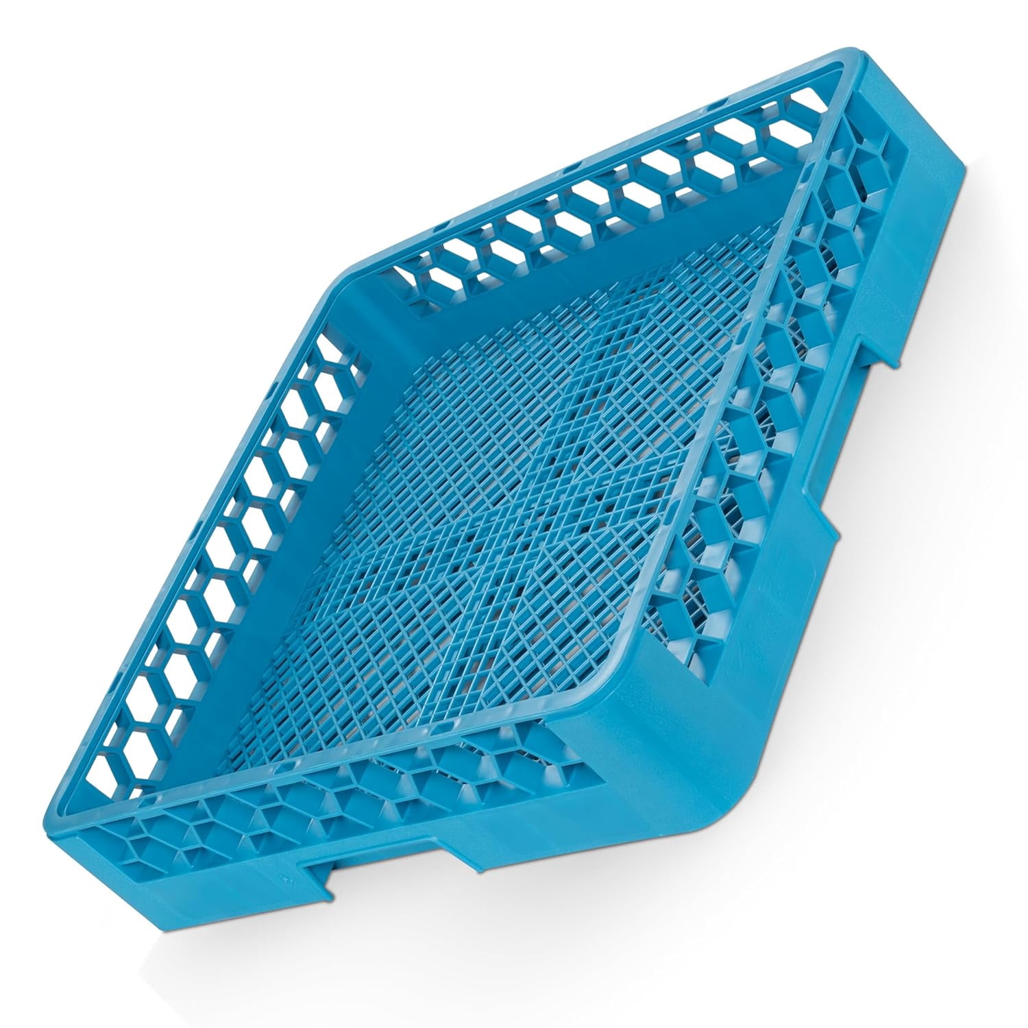 Carlisle FoodService Products Opticlean Flatware Rack Dishwashing Tray for Kitchens and Restaurants, Plastic, 18.25 Inches, Blue