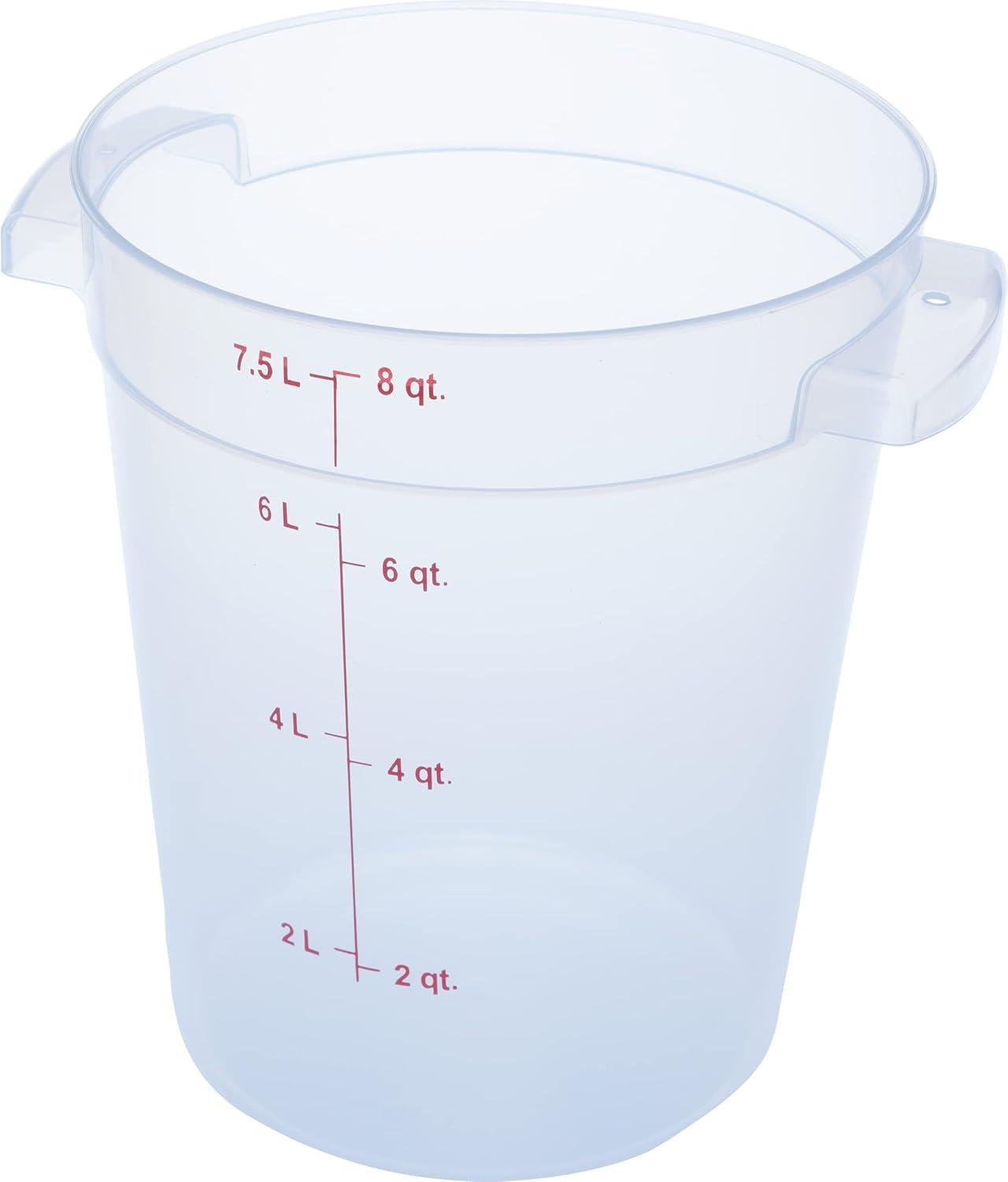 Carlisle FoodService Products Storplus Round Food Storage Container ...