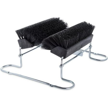 Carlisle Foodservice Products CFS4042403 16.5 in. Spectrum Boot N Shoe Brush, Black